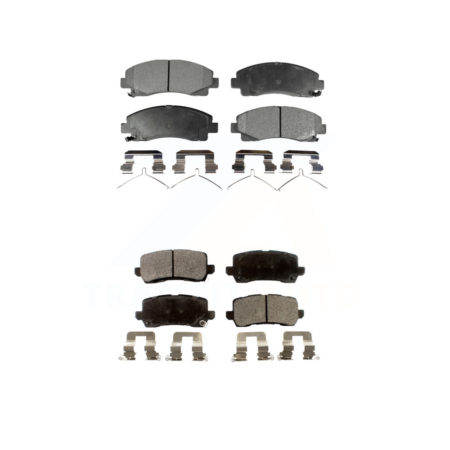 Front Rear Ceramic Brake Pads Kit For 2015-2020 Acura TLX KTC-100255