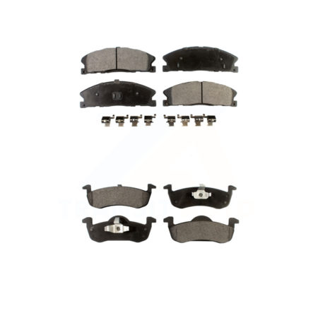 Front Rear Ceramic Brake Pads Kit For Lincoln MKT KTC-100261