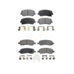 Front Rear Ceramic Brake Pads Kit For 2013-2016 Dodge Dart KTC-100265