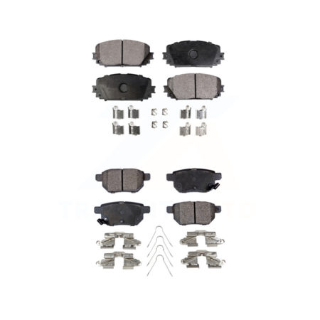 Front Rear Ceramic Brake Pads Kit For Toyota Yaris KTC-100268