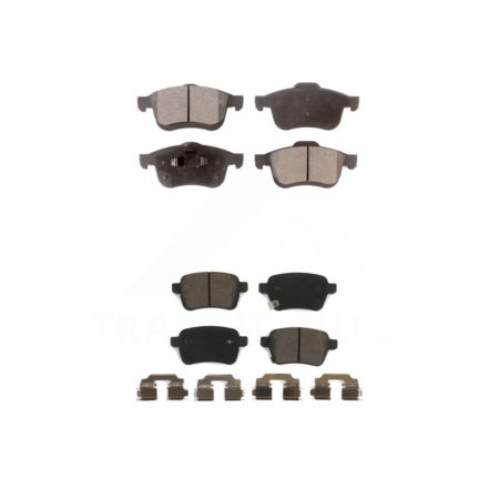 Front Rear Ceramic Brake Pads Kit For 2014-2020 Fiat 500L KTC-100289