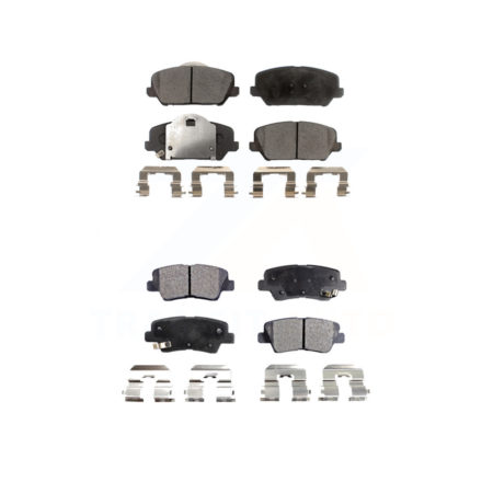 Front Rear Ceramic Brake Pads Kit For Kia Forte Forte5 Koup KTC-100294