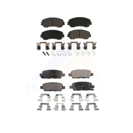 Front Rear Ceramic Brake Pads Kit For Nissan Rogue Sport Qashqai KTC-100296