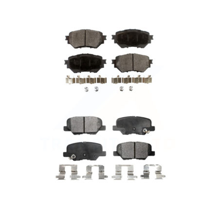 Front Rear Ceramic Brake Pads Kit For Mazda 3 Sport KTC-100297
