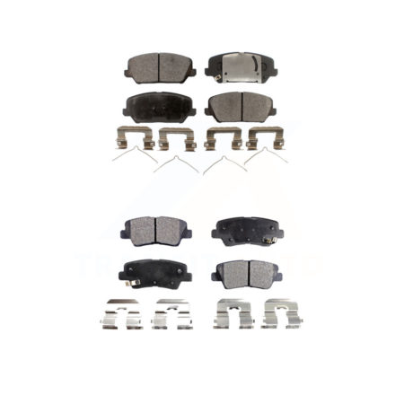 Front Rear Ceramic Brake Pads Kit For Kia Forte Forte5 SX KTC-100308