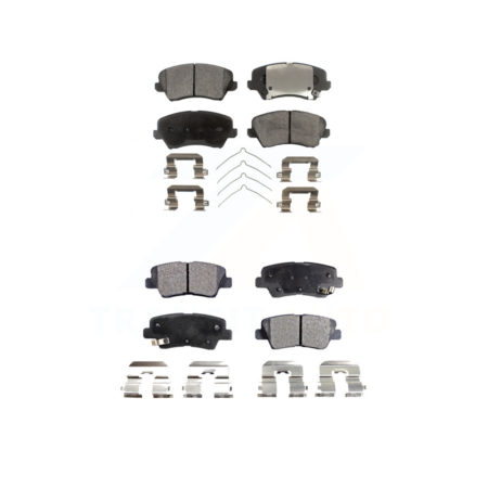 Front Rear Ceramic Brake Pads Kit For Kia Forte Hyundai Elantra GT Forte5 Koup KTC-100309