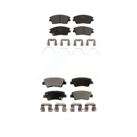 Front Rear Ceramic Brake Pads Kit For Hyundai Tucson Kia Sportage KTC-100313