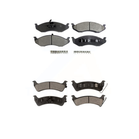 Front Rear Ceramic Brake Pads Kit For Jeep Grand Cherokee KTC-100331