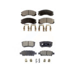 Front Rear Ceramic Brake Pads Kit For 2005-2006 Mitsubishi Outlander KTC-100338