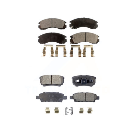 Front Rear Ceramic Brake Pads Kit For 2005-2006 Mitsubishi Outlander KTC-100338