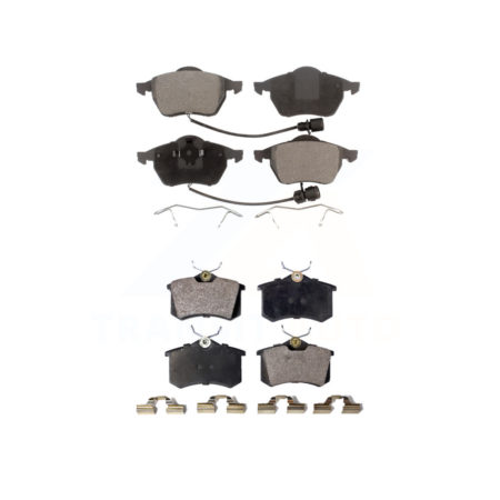 Front Rear Ceramic Brake Pads Kit For 1998-1999 Audi A6 KTC-100341