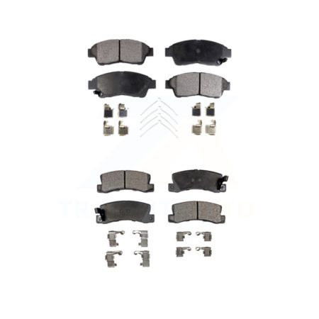 Front Rear Ceramic Brake Pads Kit For Toyota Camry Celica KTC-100342