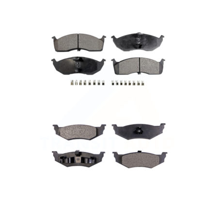 Front Rear Ceramic Brake Pads Kit For Neon Dodge Plymouth Chrysler KTC-100343