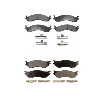 Front Rear Ceramic Brake Pads Kit For 2001-2002 Dodge Ram 2500 3500 KTC-100356