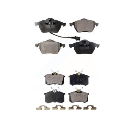 Front Rear Ceramic Brake Pads Kit For Volkswagen Jetta Beetle Golf Audi TT Quattro A6 KTC-100362