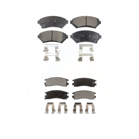 Front Rear Ceramic Brake Pad Kit For Buick Chevrolet Impala LeSabre Century Pontiac Grand KTC-100364