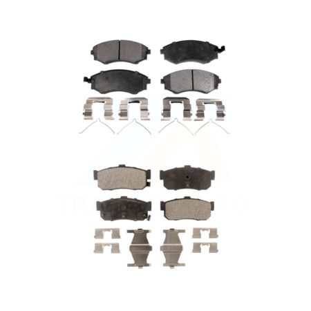 Front Rear Ceramic Brake Pads Kit For INFINITI G20 KTC-100366