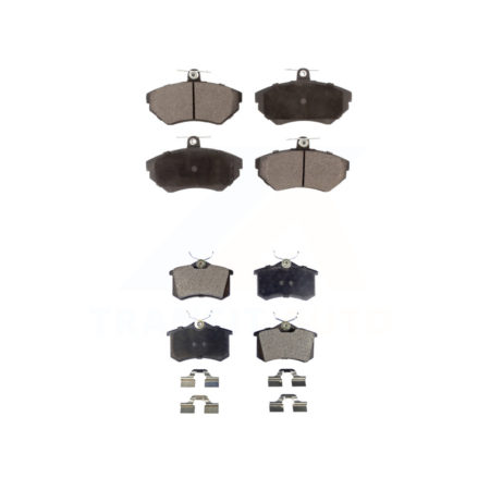 Front Rear Ceramic Brake Pads Kit For Volkswagen Golf Passat KTC-100369