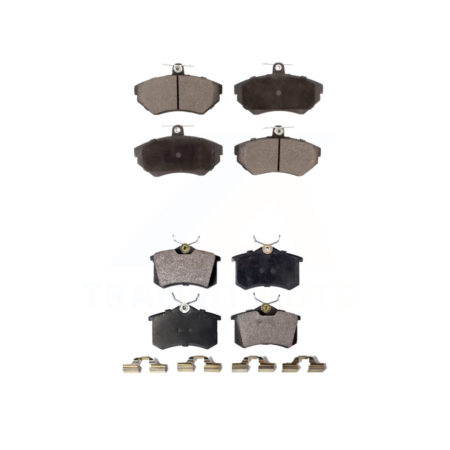 Front Rear Ceramic Brake Pads Kit For 1999-2002 Volkswagen Cabrio KTC-100370