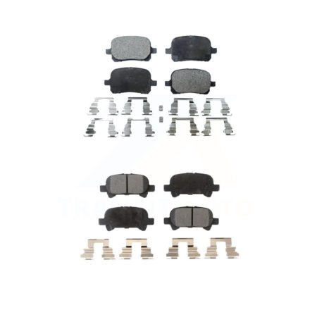 Front Rear Ceramic Brake Pads Kit For Toyota Camry Avalon Solara KTC-100372