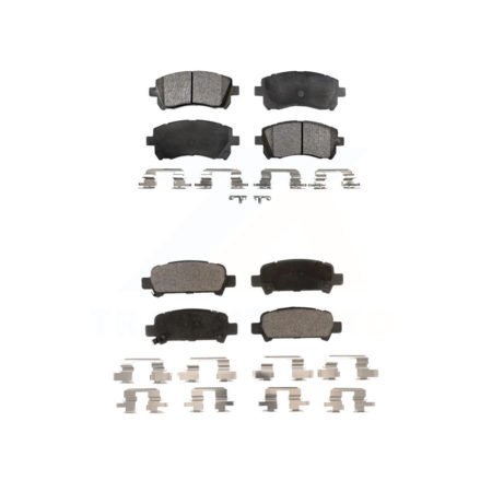 Front Rear Ceramic Brake Pads Kit For Subaru Outback Forester Impreza Legacy KTC-100375