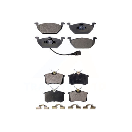 Front Rear Ceramic Brake Pads Kit For Volkswagen Jetta Beetle Golf City KTC-100385