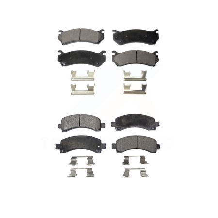 Front Rear Ceramic Brake Pads Kit For 2003-2005 Chevrolet Express 2500 GMC Savana KTC-100394