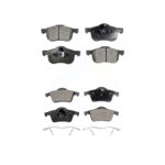 Front Rear Ceramic Brake Pads Kit For Volvo S60 V70 XC70 S80 KTC-100400