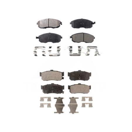 Front Rear Ceramic Brake Pads Kit For Nissan Maxima Infiniti I30 INFINITI KTC-100404
