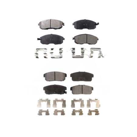 Front Rear Ceramic Brake Pads Kit For Nissan Maxima Infiniti I35 I30 INFINITI KTC-100405