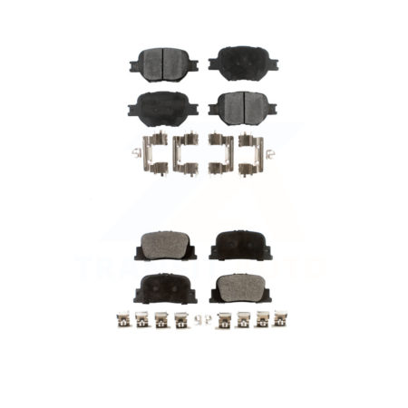 Front Rear Ceramic Brake Pads Kit For 2005-2010 Scion tC KTC-100409