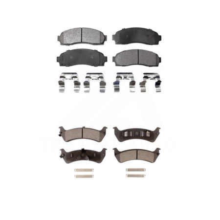 Front Rear Ceramic Brake Pads Kit For 2001 Ford Explorer Sport KTC-100415