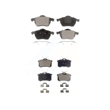 Front Rear Ceramic Brake Pads Kit For Audi A4 Quattro A6 S4 KTC-100420
