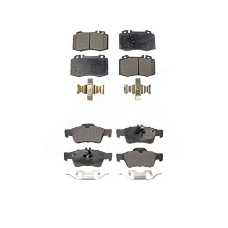 Front Rear Ceramic Brake Pads Kit For Mercedes-Benz E350 SL500 E500 SL550 CLS550 CLS500 KTC-100429
