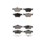 Front Rear Ceramic Brake Pads Kit For Mercedes-Benz E350 E320 E300 KTC-100432