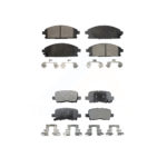 Front Rear Ceramic Brake Pads Kit For 2003-2006 Acura MDX KTC-100434