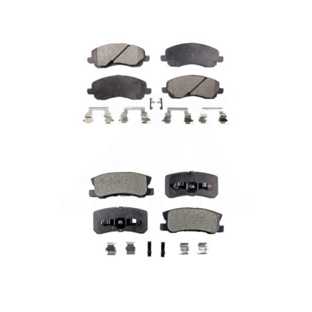 Front Rear Ceramic Brake Pads Kit For Jeep Patriot Compass Chrysler Dodge Avenger Sebring KTC-100444