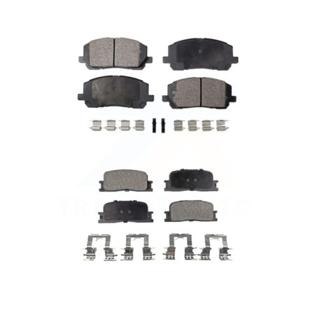 Front Rear Ceramic Brake Pads Kit For 2001-2003 Toyota Highlander KTC-100450