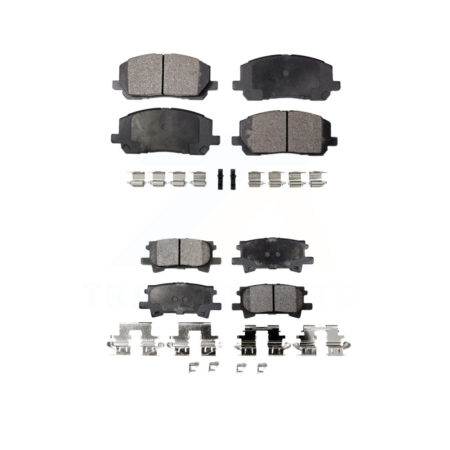 Front Rear Ceramic Brake Pads Kit For Toyota Highlander KTC-100451