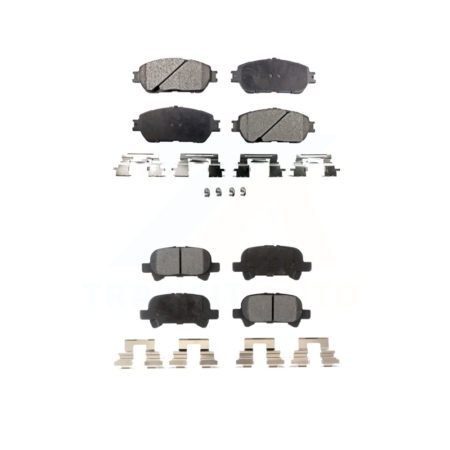 Front Rear Ceramic Brake Pads Kit For Toyota Camry Avalon Solara KTC-100457