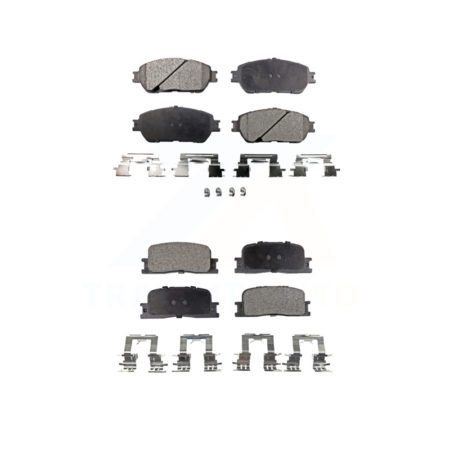 Front Rear Ceramic Brake Pads Kit For Toyota Camry Lexus ES330 ES300 KTC-100458