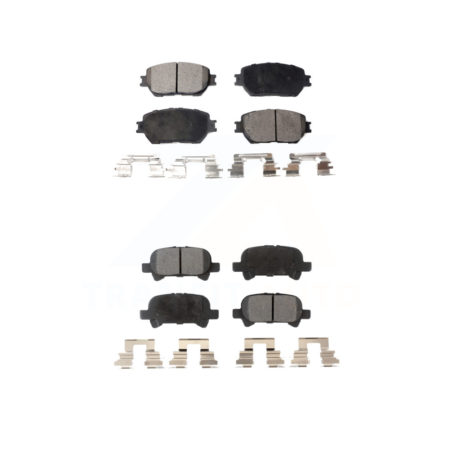 Front Rear Ceramic Brake Pads Kit For Toyota Camry Vehicles Manufactured In USA KTC-100462