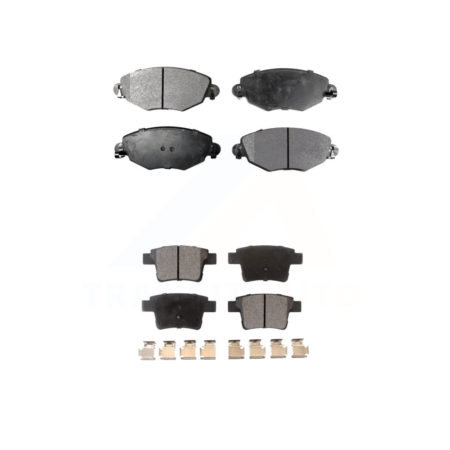 Front Rear Ceramic Brake Pads Kit For 2006-2008 Jaguar X-Type KTC-100464