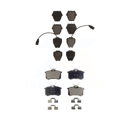 Front Rear Ceramic Brake Pads Kit For Audi A6 Quattro KTC-100466