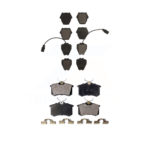 Front Rear Ceramic Brake Pads Kit For Volkswagen Passat Audi A6 Quattro Allroad S4 A4 A8 KTC-100467
