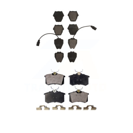 Front Rear Ceramic Brake Pads Kit For Volkswagen Passat Audi A6 Quattro Allroad S4 A4 A8 KTC-100467