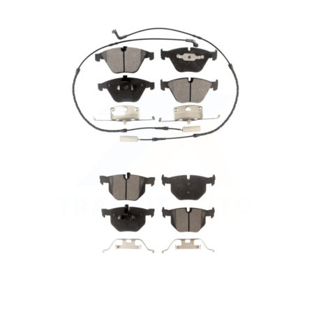 Front Rear Ceramic Brake Pads Kit For BMW 335i xDrive X1 335d 335xi 335is KTC-100475