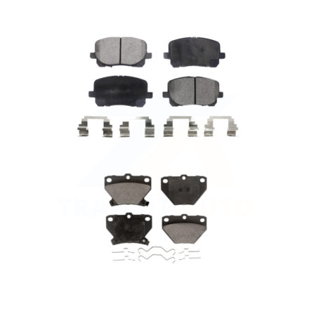 Front Rear Ceramic Brake Pads Kit For Toyota Corolla Matrix Pontiac Vibe KTC-100481