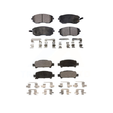 Front Rear Ceramic Brake Pads Kit For Subaru Outback Impreza Forester Legacy Baja KTC-100487
