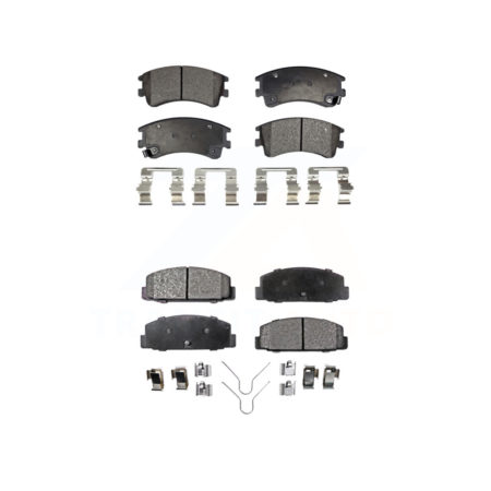 Front Rear Ceramic Brake Pads Kit For 2003-2005 Mazda 6 KTC-100498
